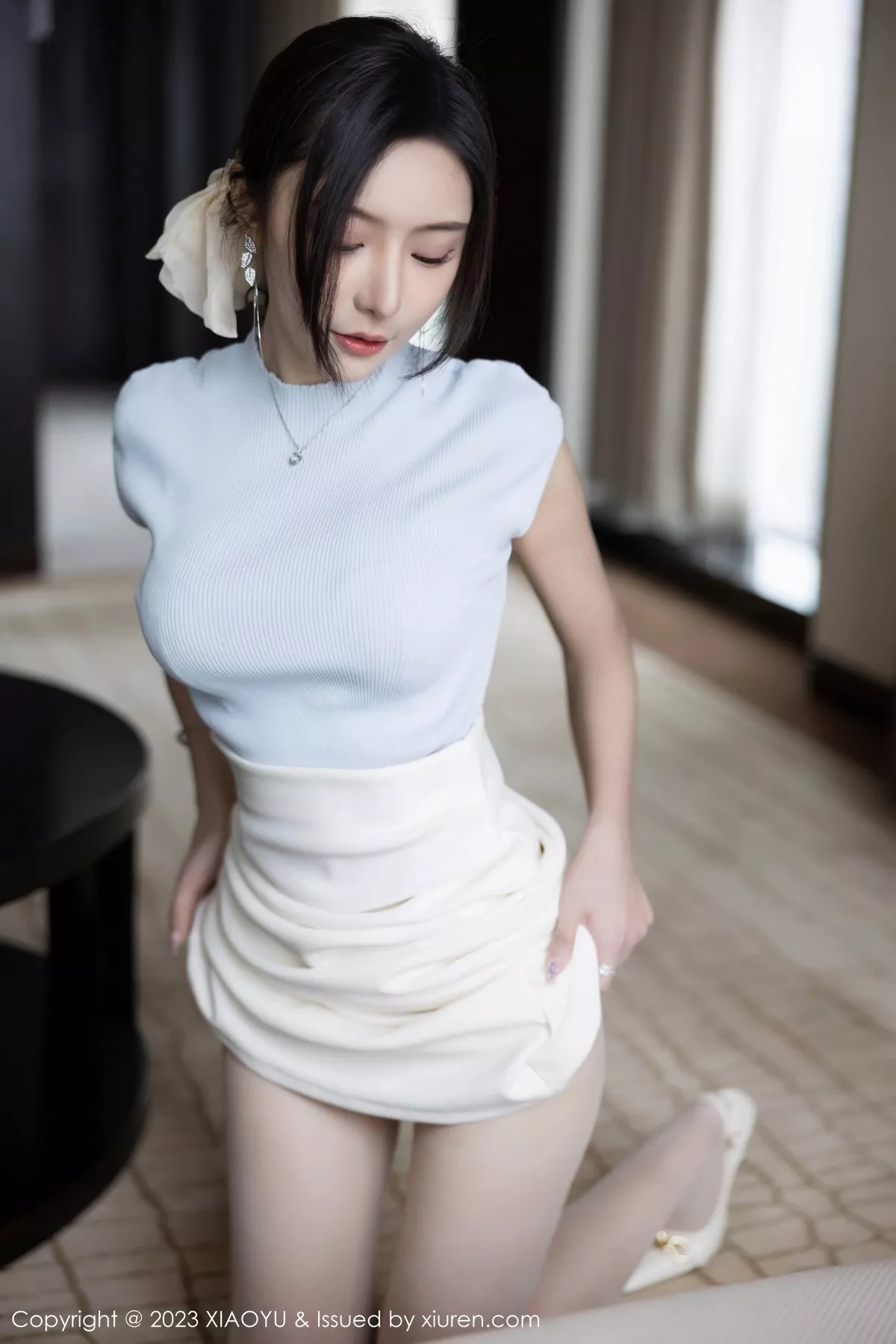 Xrmnw.Com[XiaoYu画语界]Vol.1059_女神王馨瑶yanni淡粉色内衣配超薄无内肉丝秀惹火身材诱惑写真84P