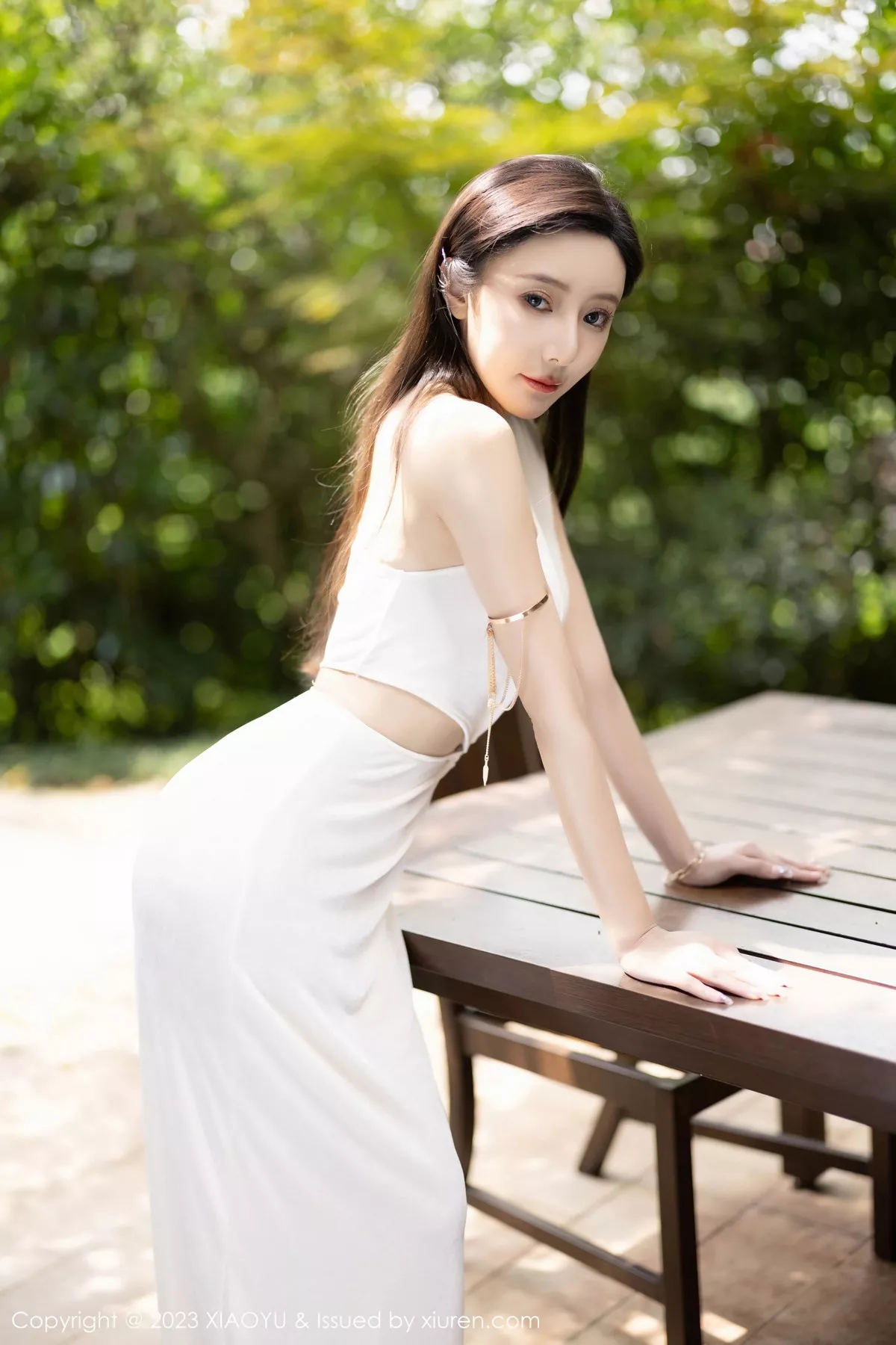 Xrmnw.Com[XiaoYu画语界]Vol.1082_女神王馨瑶yanni白色连衣裙露黑色情趣内衣秀惹火身材诱惑写真86P