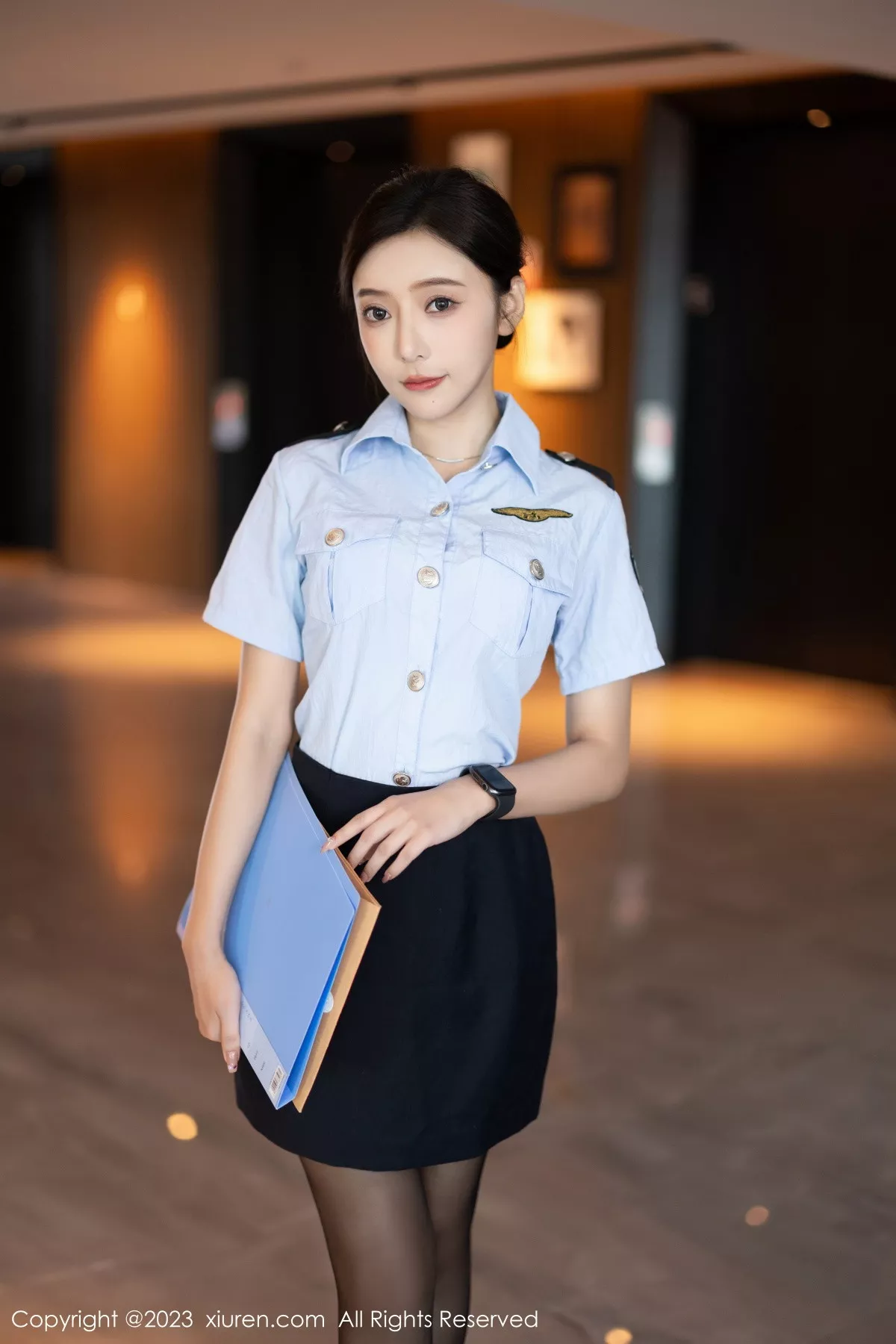 Xrmnw.Com[XiuRen秀人网]No.7340_女神王馨瑶yanni性感女警制服露黑色蕾丝内衣秀惹火身材诱惑写真82P